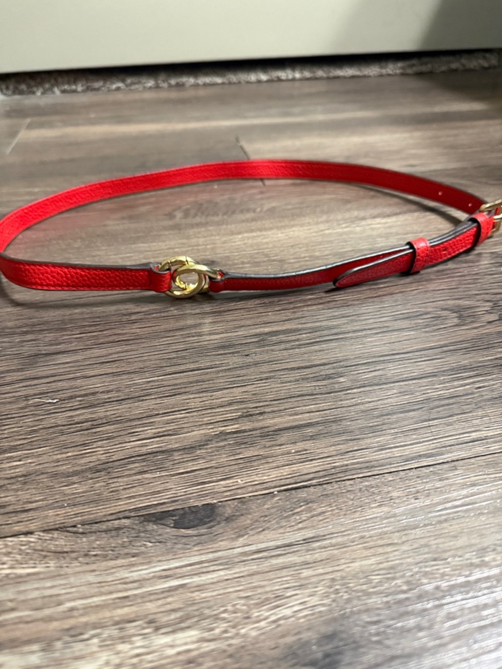 Michael Kors Red Leather Bag Strap